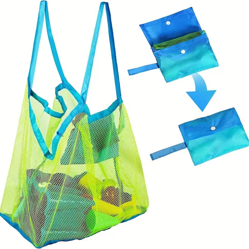 Beach Towel Large - Bolsa de malla portátil con arena