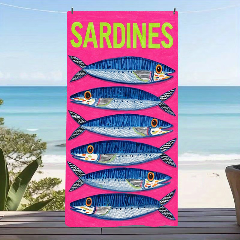 Beach Towel Large - Toalla de playa de microfibra rosa