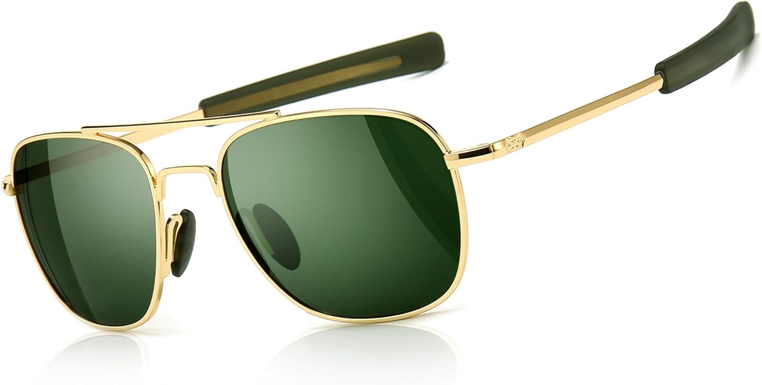 Sunglasses Aviator Polarized - Gafas de Sol Polarizadas Estilo Militar