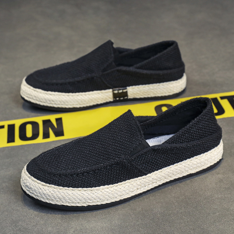 Espadrille Slip On - Alpargatas ligeras para hombre, zapatillas sin