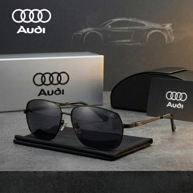 Sunglasses Aviator Polarized - Gafas de sol AUDI de lujo,