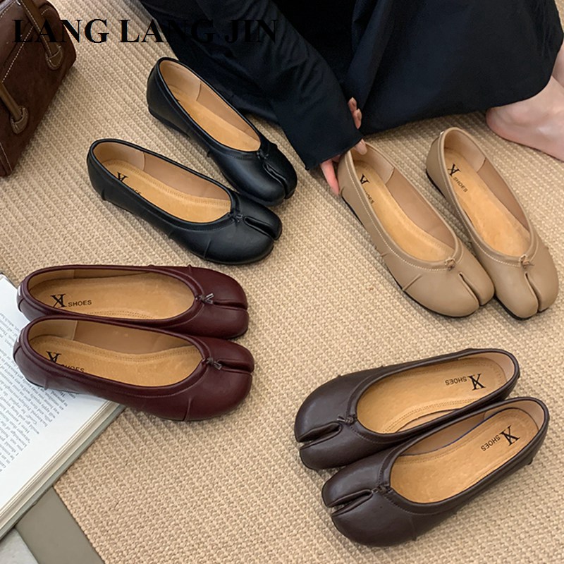 Espadrille Slip On - Zapatillas de Ballet con punta abierta