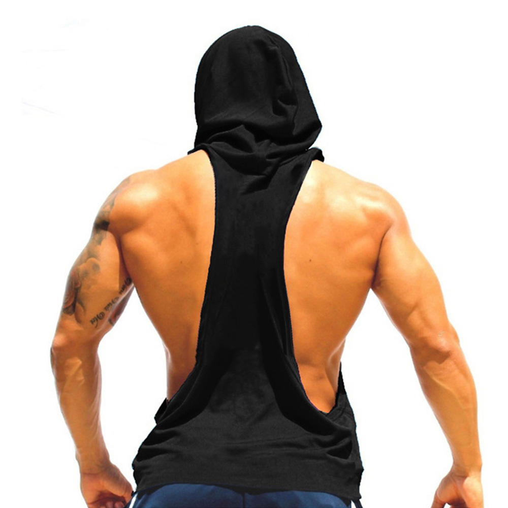 Tank Top Muscle - Camiseta sin mangas de algodón para