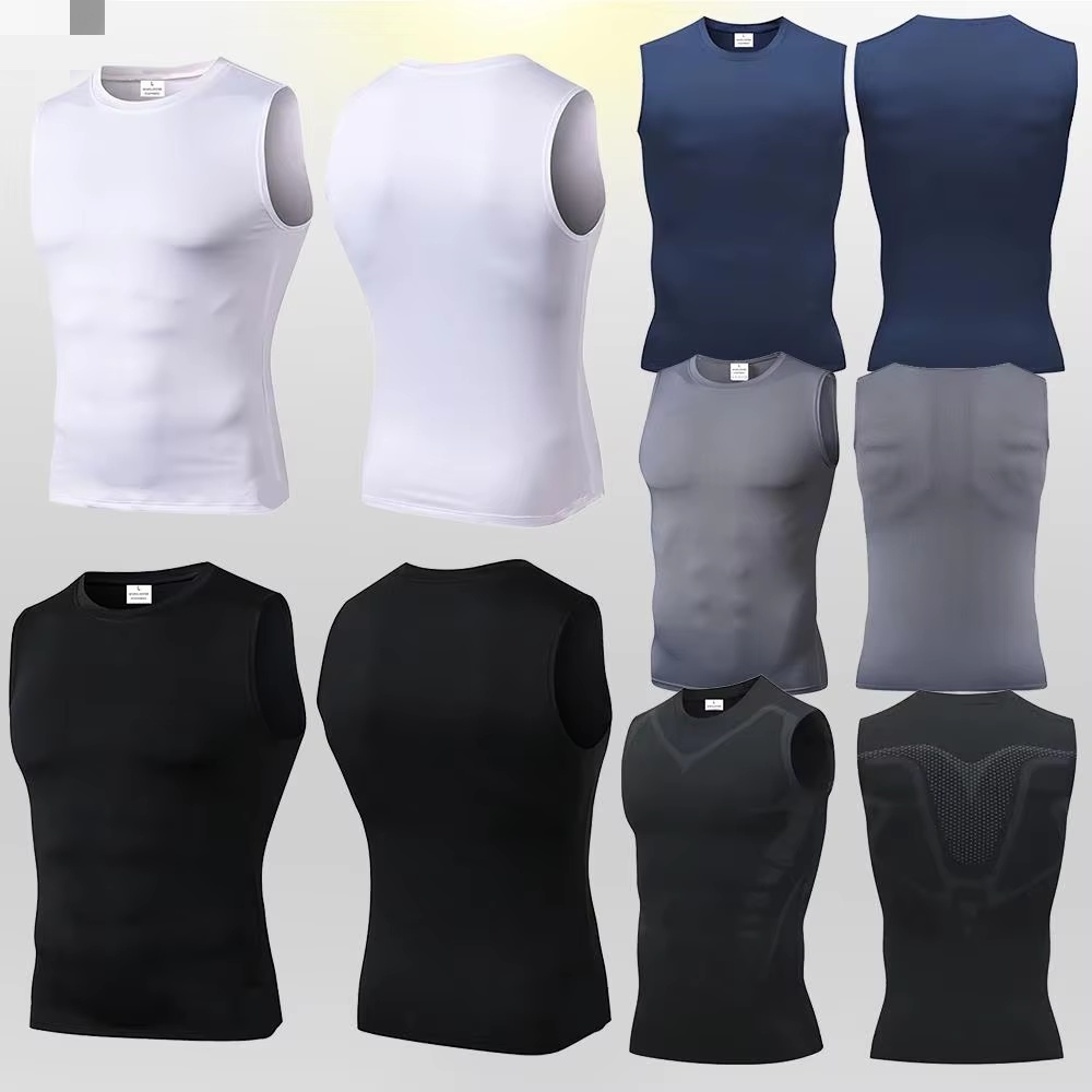 Tank Top Muscle - Camiseta Deportiva de Compresión para Hombre,