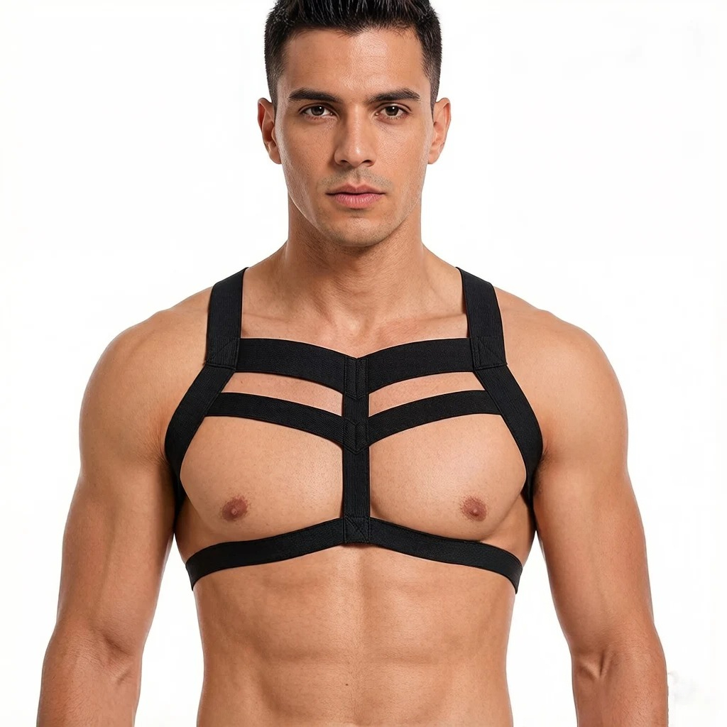 Tank Top Muscle - Arnés para hombre con correa de
