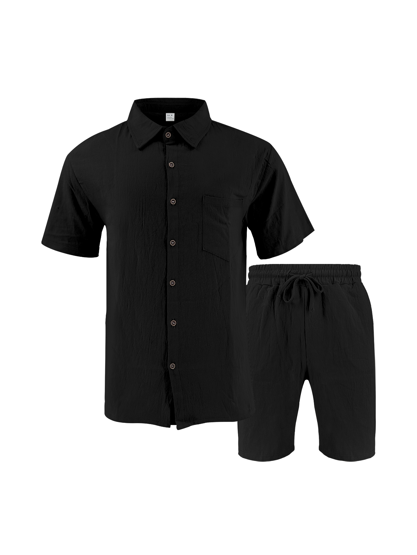 Linen Shirt Breathable - Conjunto de Dos Piezas de Lino