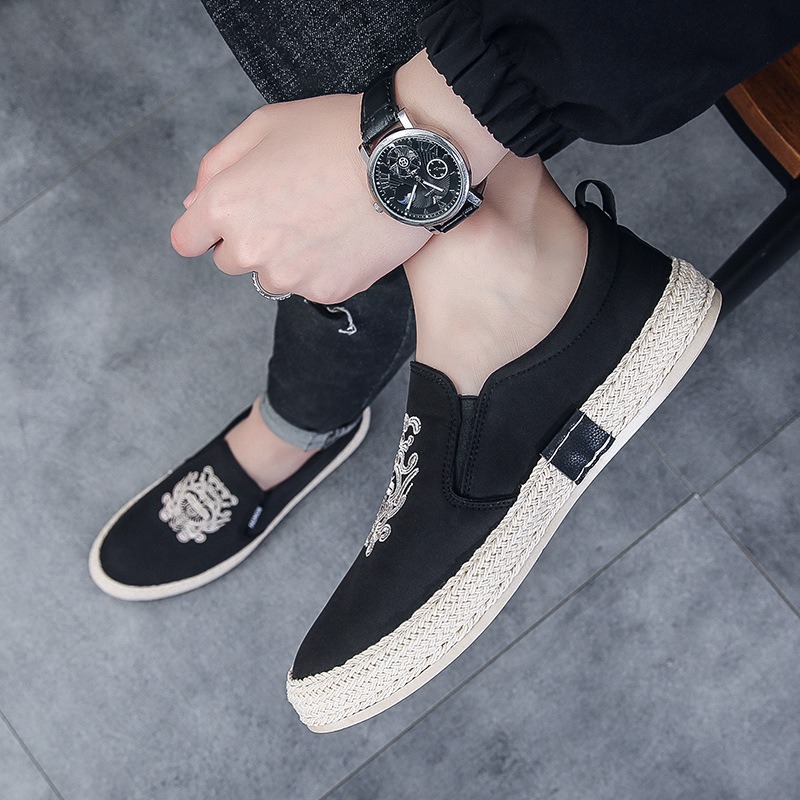 Zapatos transpirables negros p - Espadrille Slip On reseña y precio