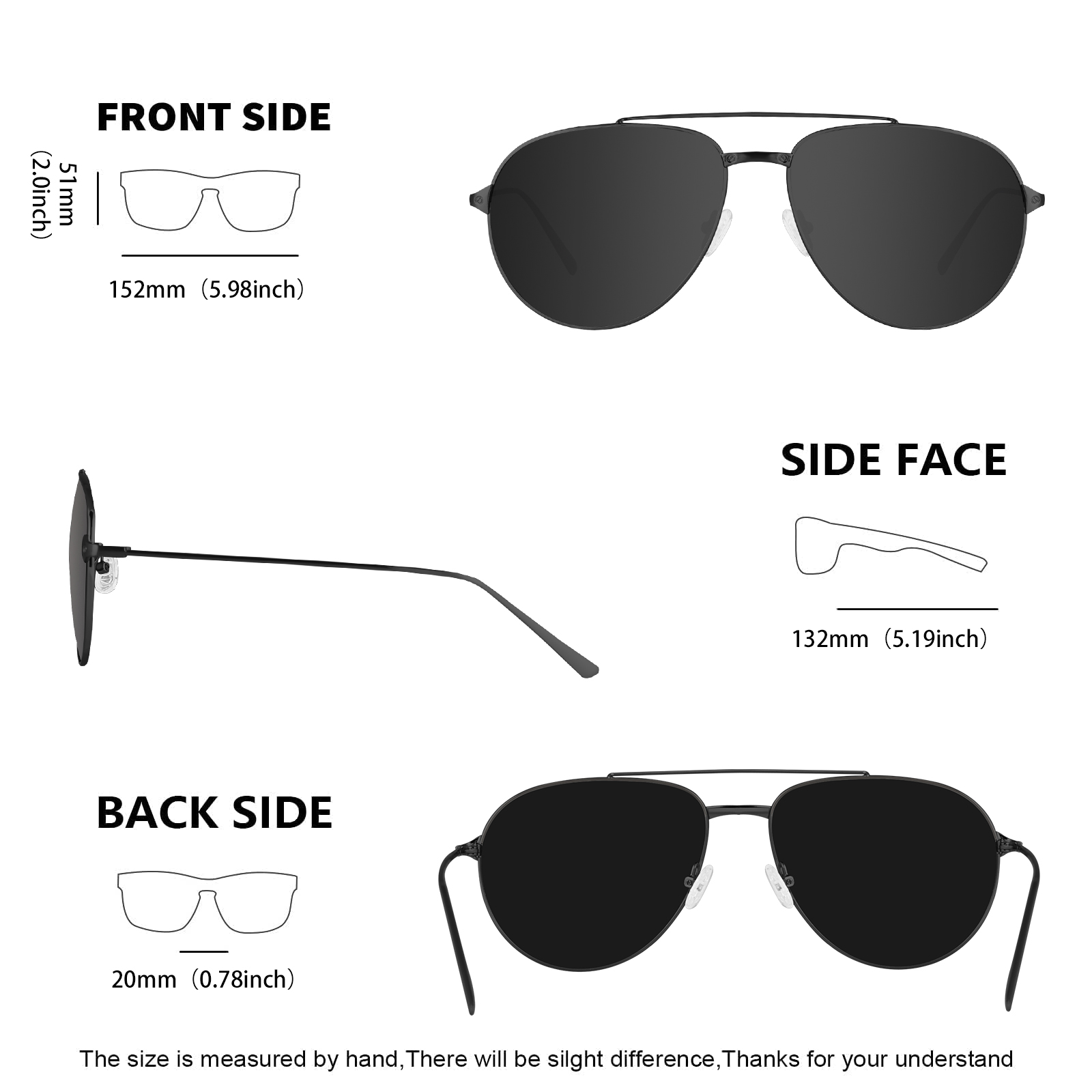 Maxjuli-gafas de Sol de aviado - Sunglasses Aviator Polarized reseña y precio