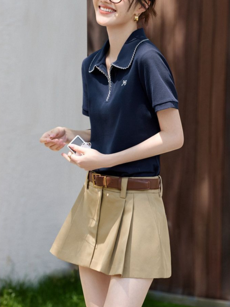 Camiseta de Mujer, Corte Ental - Polo Shirt Pique reseña y precio