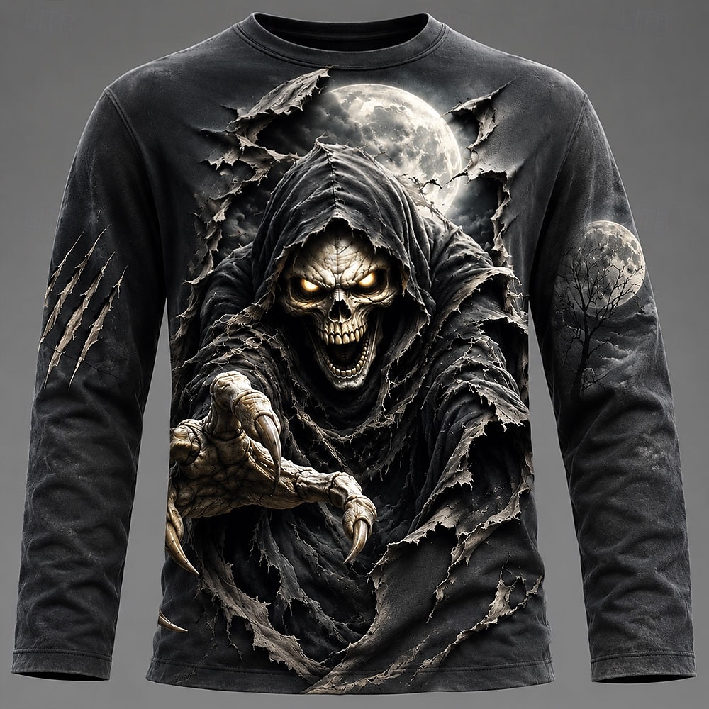 Camiseta de manga larga con es - Tee Graphic Print reseña y precio
