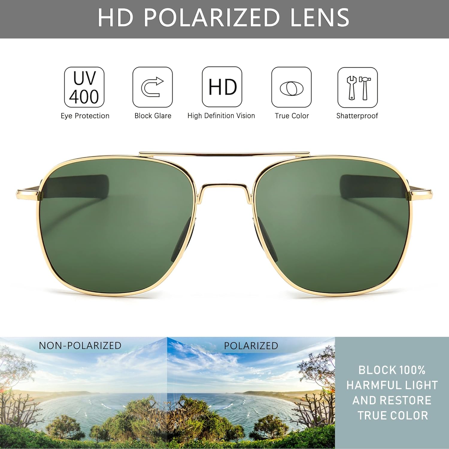 Gafas de Sol Polarizadas Estil - Sunglasses Aviator Polarized reseña y precio