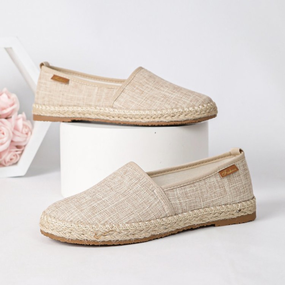 Zapatos Planos de Lona Cómodos - Espadrille Slip On reseña y precio
