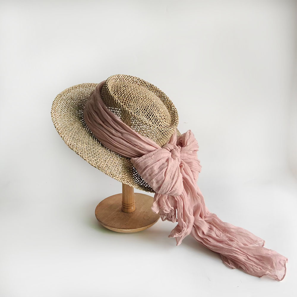 Sombrero de sol de paja de ala - Bucket Hat Straw reseña y precio