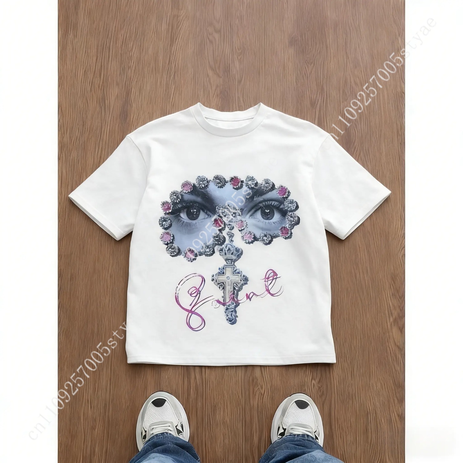 Camiseta holgada con estampado - Tee Graphic Print reseña y precio