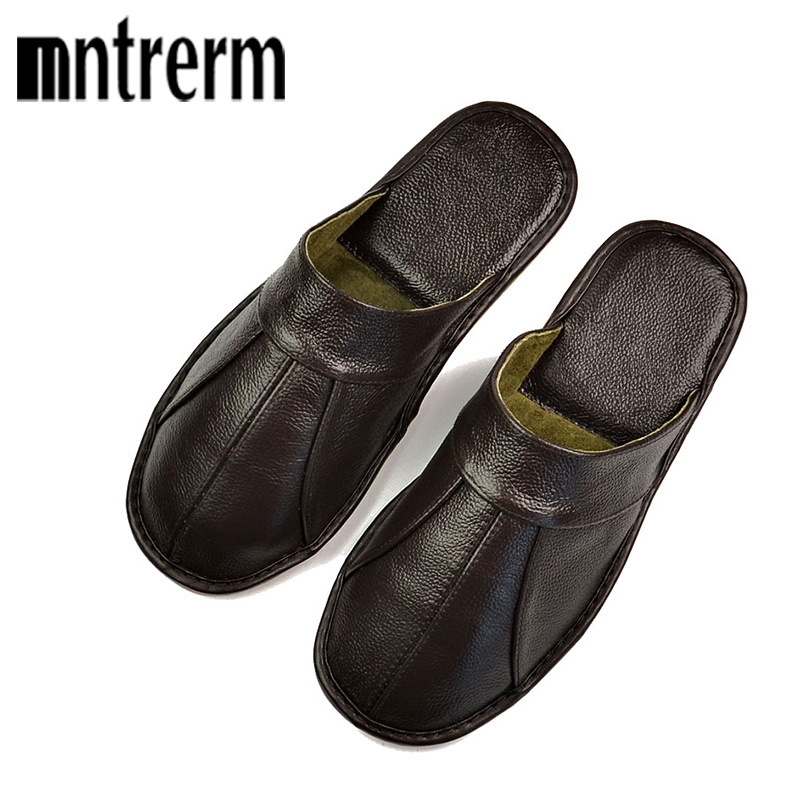 Mntrerm-Zapatillas de primaver - Flip Flop Leather Men reseña y precio