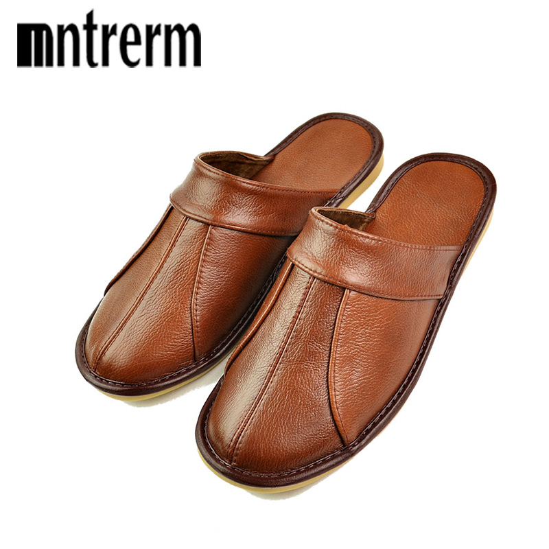 Mntrerm-Zapatillas de primaver - Flip Flop Leather Men reseña y precio