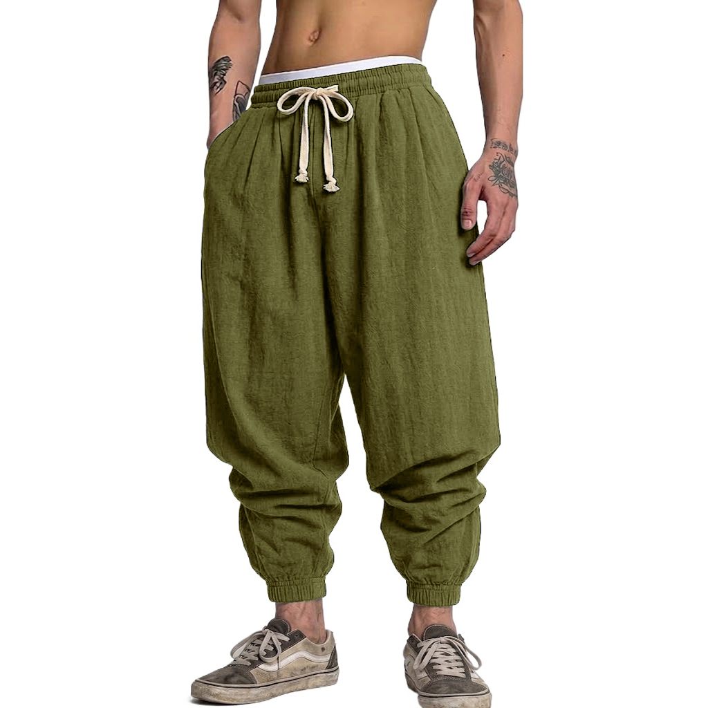 Pantalones de Lino y Algodón C - Short Linen Drawstring reseña y precio