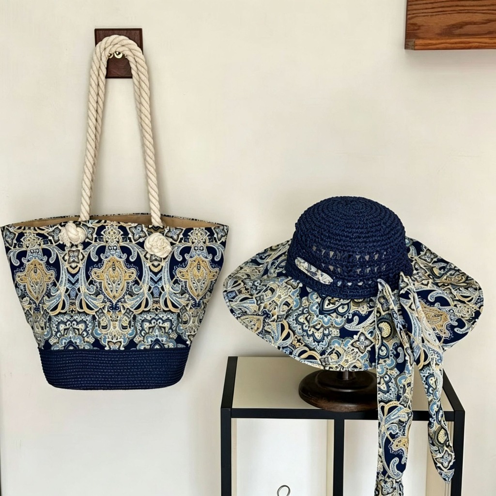 Conjunto de Sombrero de Paja B - Bucket Hat Straw reseña y precio