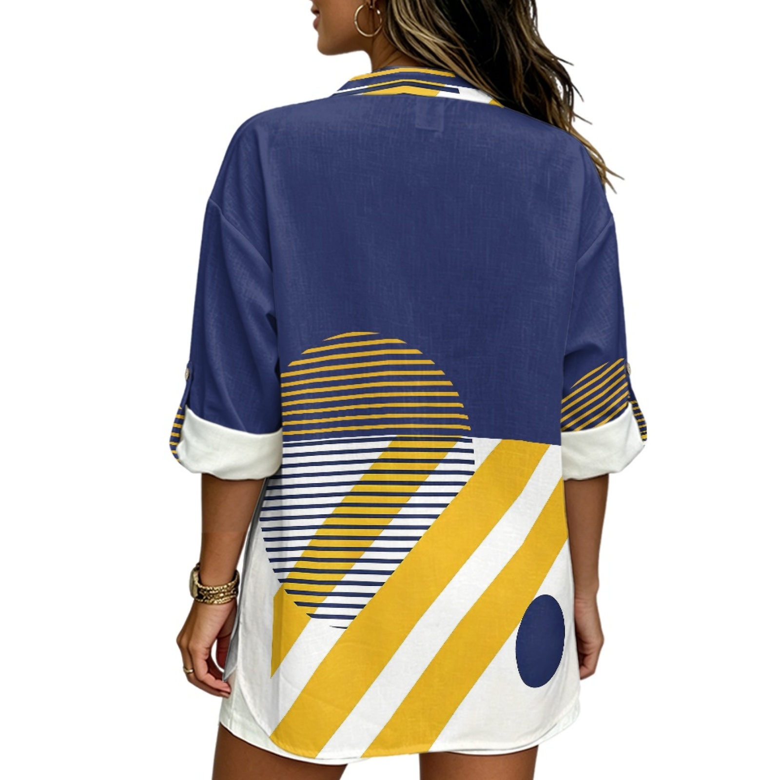 INSTANTARTS Camisa de lino con - Linen Shirt Breathable reseña y precio