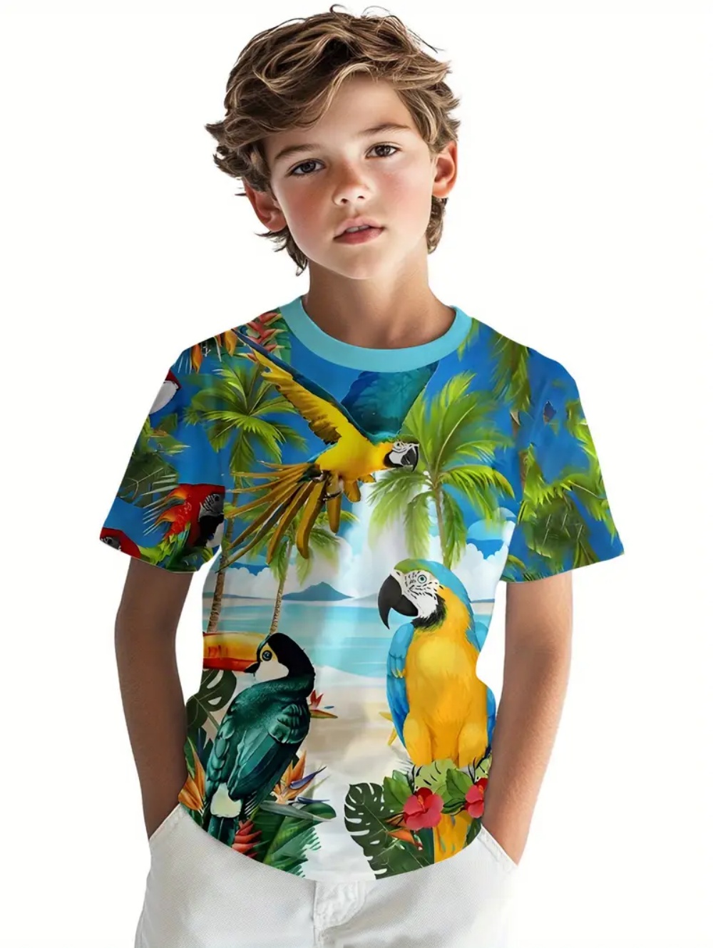 Camiseta de Manga Corta con Es - Tee Graphic Print reseña y precio