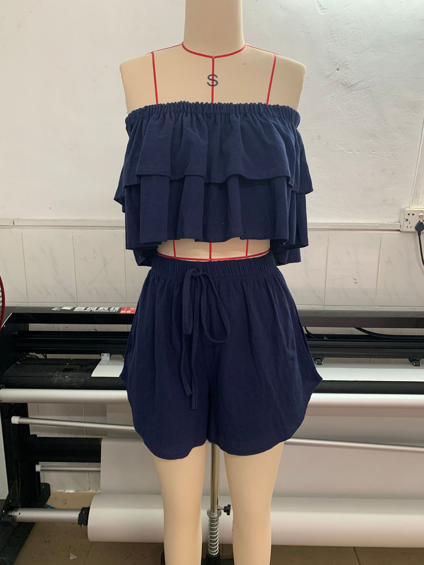 Moda de verano para mujer: nue - Short Linen Drawstring reseña y precio