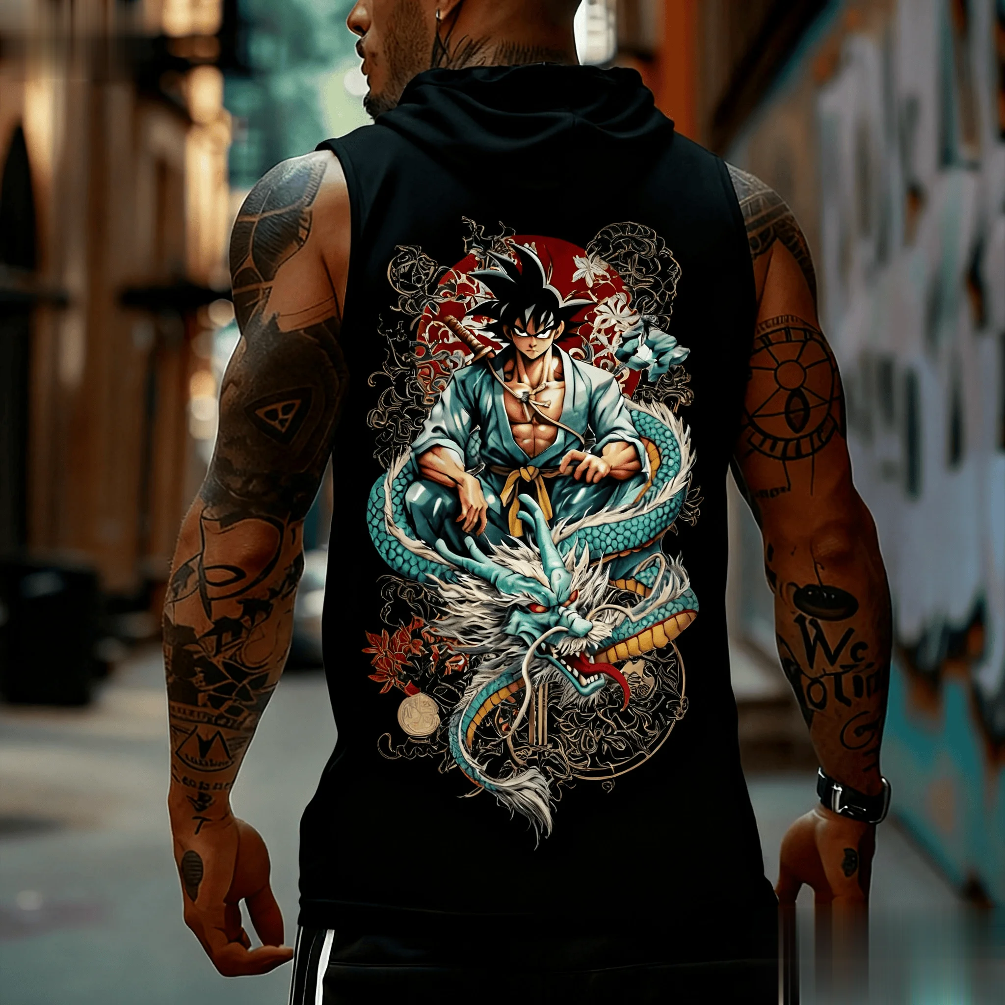 Camiseta sin mangas de Dragon  - Tank Top Muscle reseña y precio