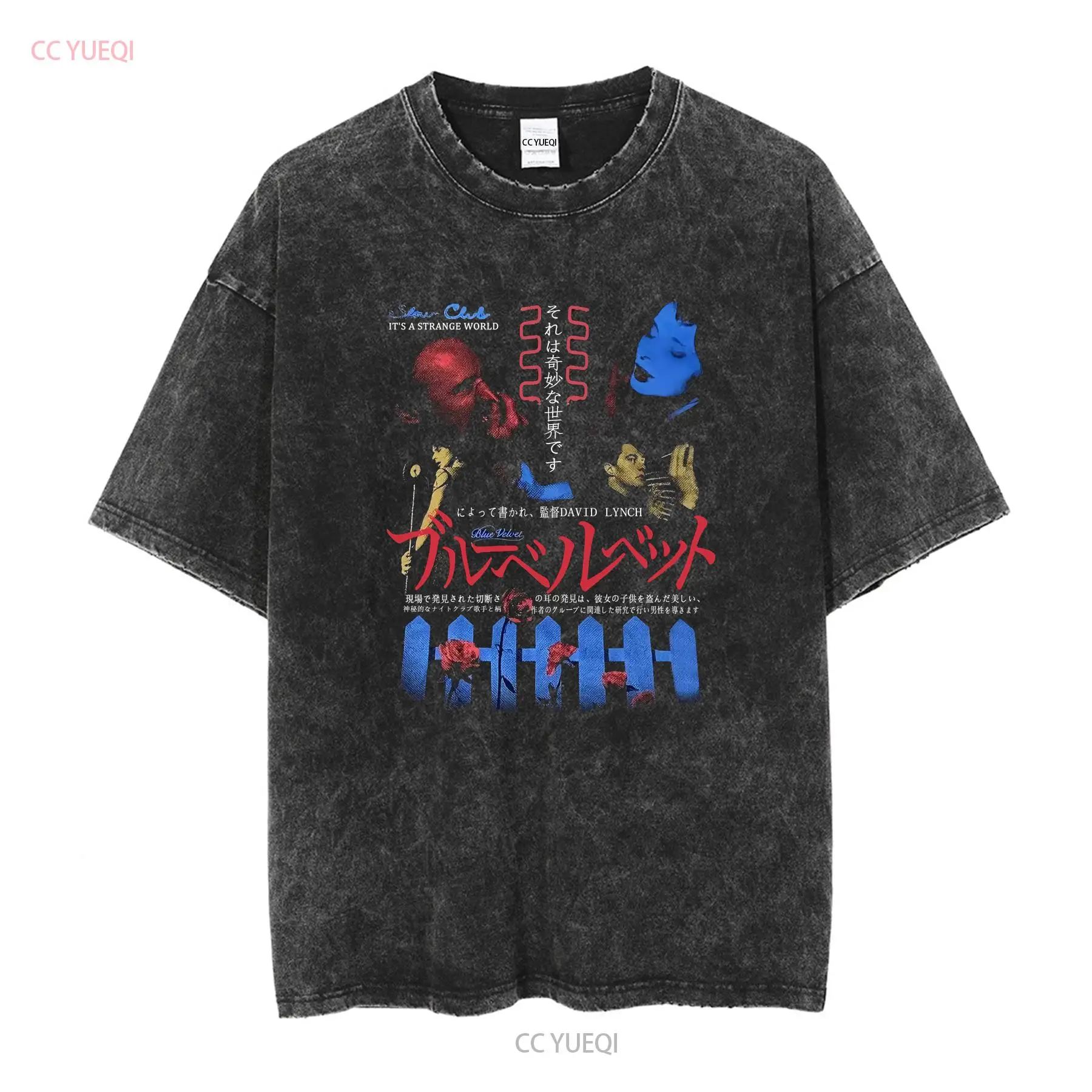 Terciopelo azul Rucking Fotten - Tee Graphic Print reseña y precio