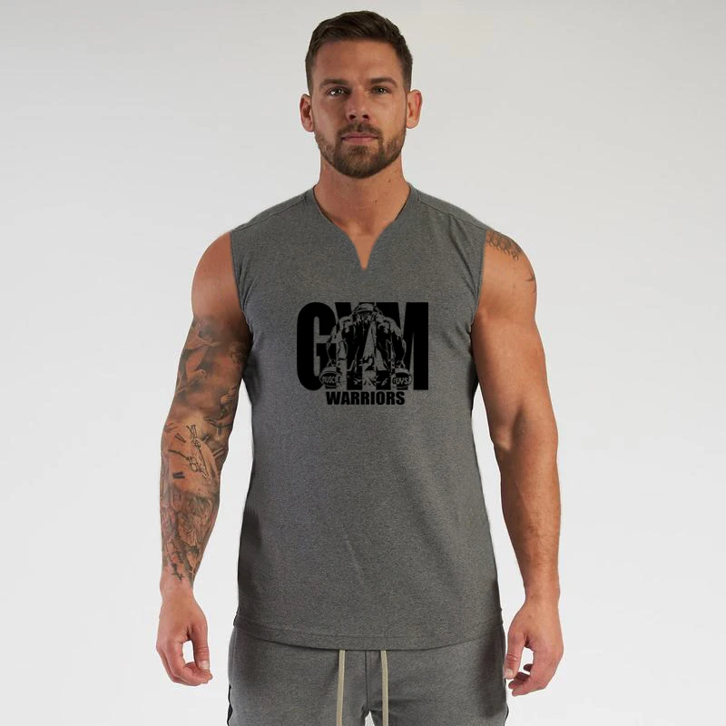 Chalecos con cuello en V para  - Tank Top Muscle reseña y precio