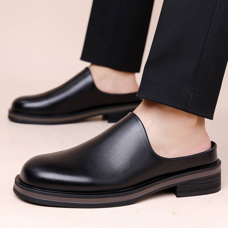 Zapatillas sin cordones para h - Flip Flop Leather Men reseña y precio