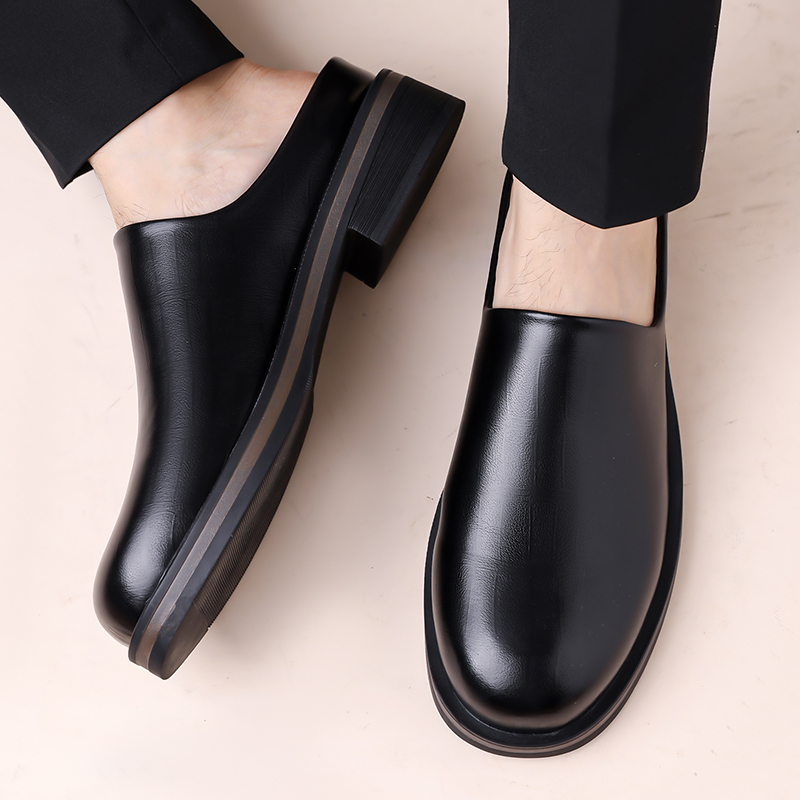 Zapatillas sin cordones para h - Flip Flop Leather Men reseña y precio