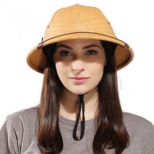 Sombrero de Sol de paja para p - Bucket Hat Straw reseña y precio