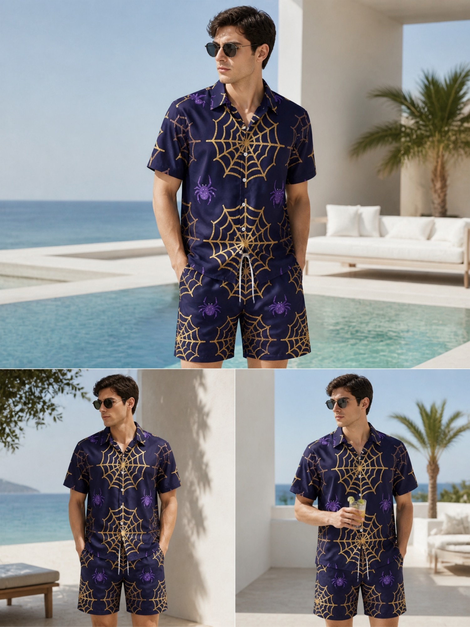 Conjunto de Camiseta Polo de M - Resort Shirt Floral reseña y precio