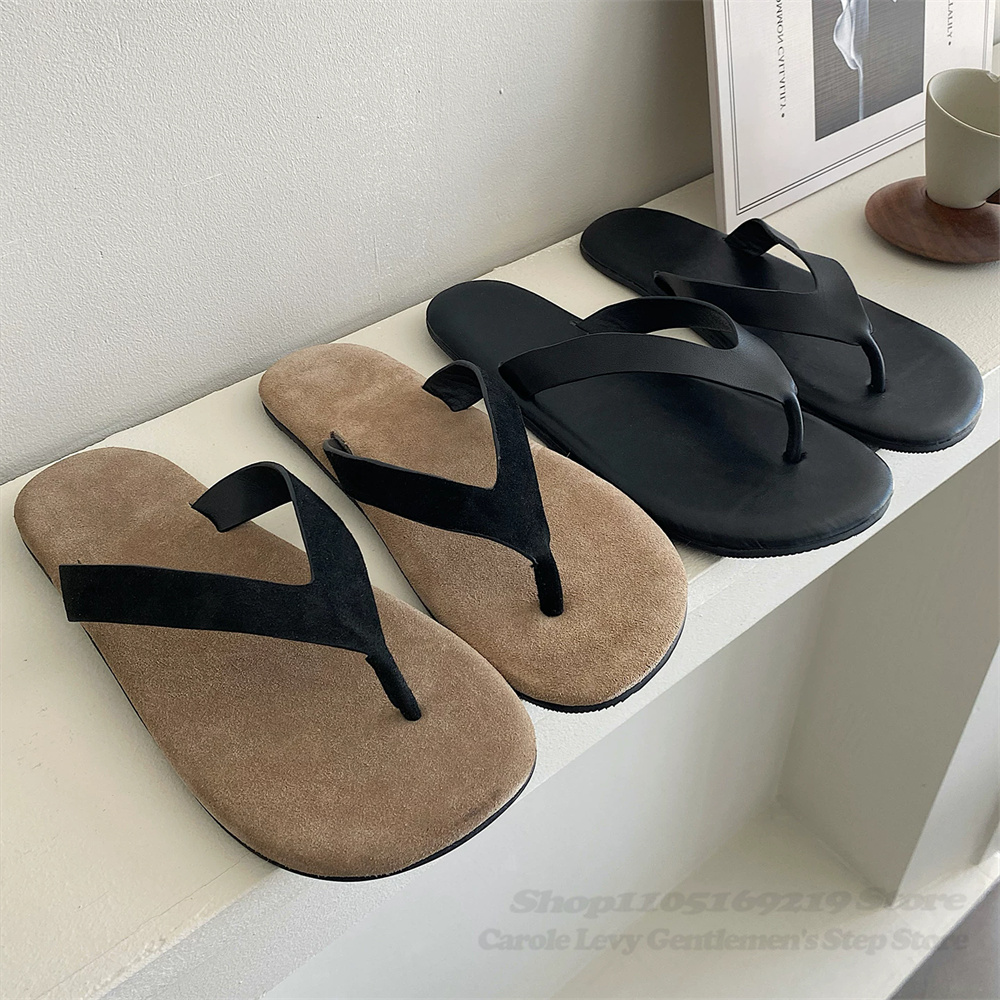Chanclas de cuero de vaca esti - Flip Flop Leather Men reseña y precio