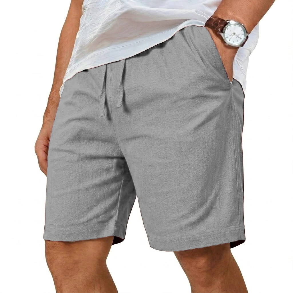 Pantalones Cortos Holgados de  - Short Linen Drawstring reseña y precio