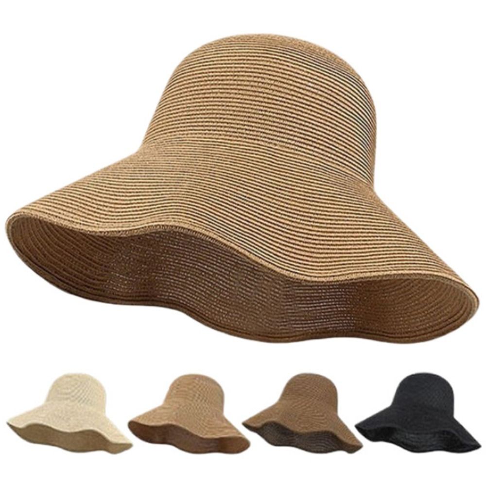 Sombrero de paja de ala ancha  - Bucket Hat Straw reseña y precio