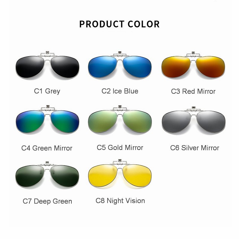 Gafas de sol polarizadas Clip  - Sunglasses Aviator Polarized reseña y precio