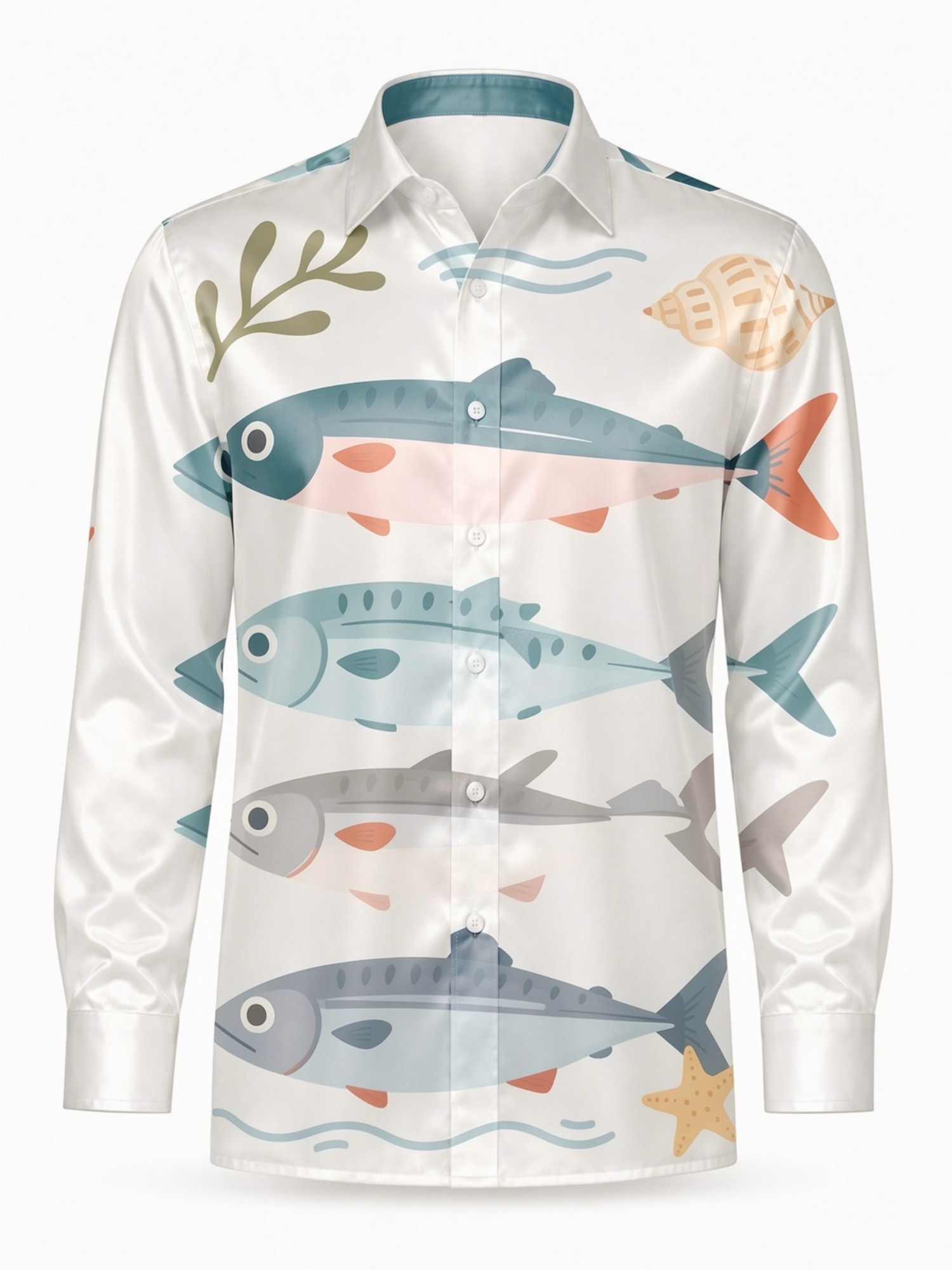 Camisa de Satén de Lujo para H - Resort Shirt Floral reseña y precio