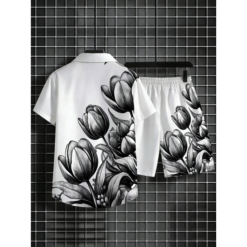 Conjunto de Camisa y Pantalone - Resort Shirt Floral reseña y precio