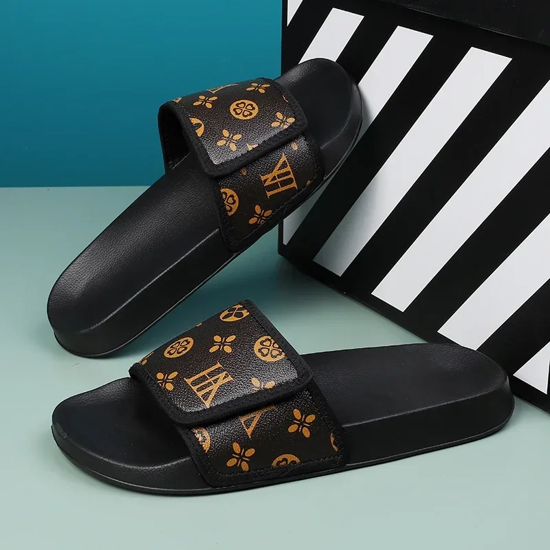 Sandalias de Cuero Genuino par - Flip Flop Leather Men reseña y precio